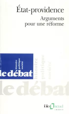 Couverture du produit · État-providence: Arguments pour une réforme