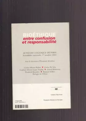 Couverture du produit · Bioethique Supplement Revue Liberte Politique