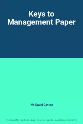 Couverture du produit · Keys to Management Paper