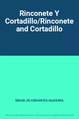 Couverture du produit · Rinconete Y Cortadillo/Rinconete and Cortadillo