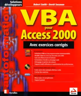 Couverture du produit · VBA pour Access 2000. Avec exercices corrigés