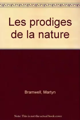 Couverture du produit · Les prodiges de la nature