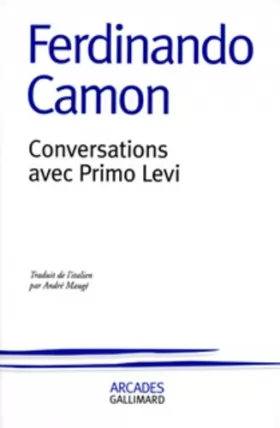 Couverture du produit · Conversations avec Primo Levi