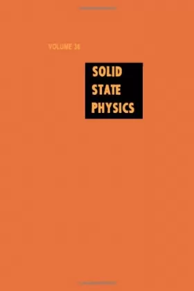 Couverture du produit · Solid State Physics: Advances in Research and Applications, Vol. 36