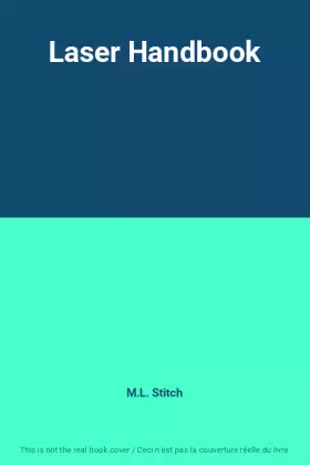 Couverture du produit · Laser Handbook