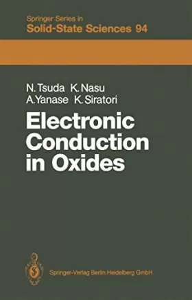 Couverture du produit · Electronic Conduction in Oxides