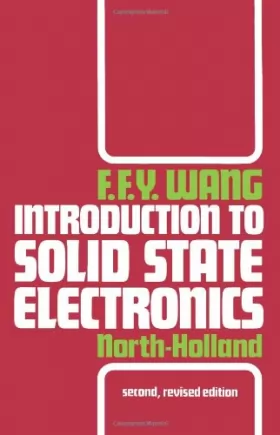 Couverture du produit · Introduction to Solid State Electronics