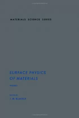 Couverture du produit · Surface Physics of Materials: v. 1