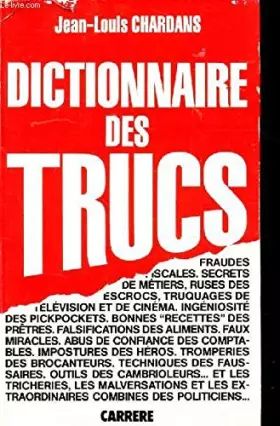 Couverture du produit · Dictionnaire des trucs.