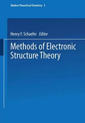 Couverture du produit · Methods of Electronic Structure Theory