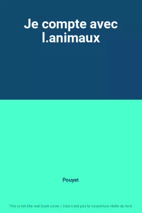 Couverture du produit · Je compte avec l.animaux