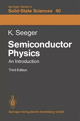 Couverture du produit · Semiconductor Physics
