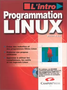 Couverture du produit · Programmation Linux (CD rom)