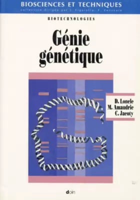 Couverture du produit · Génie génétique