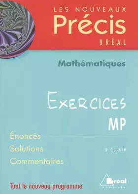 Couverture du produit · Mathématiques Exercices MP