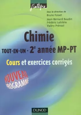 Couverture du produit · Chimie "Tout-en-un" 2e année : MP-PT - Cours et exercices corrigés