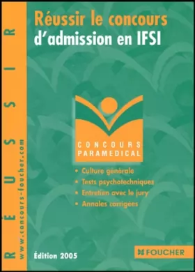 Couverture du produit · Concours Paramédical : Réussir le concours d'admission en IFSI, Concours médico-sociaux, numéro 74