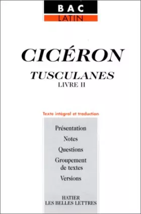 Couverture du produit · Tusculanes : Livre II