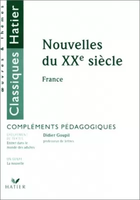 Couverture du produit · Nouvelles du XXe siècle (France) (fascicule pédagogique)