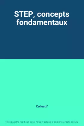 Couverture du produit · STEP, concepts fondamentaux