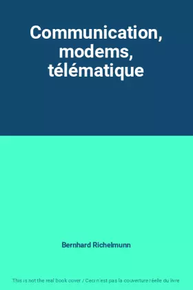 Couverture du produit · Communication, modems, télématique