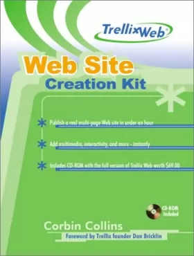 Couverture du produit · TrellixWeb Web Site Creation Kit