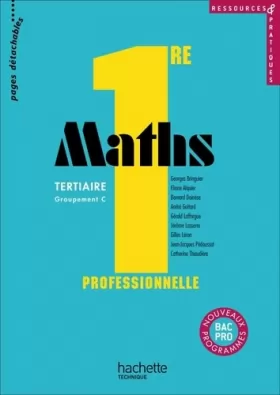 Couverture du produit · Ressources et pratiques Maths 1re Bac Pro Tertiaire (C) - Livre élève - Ed.2010
