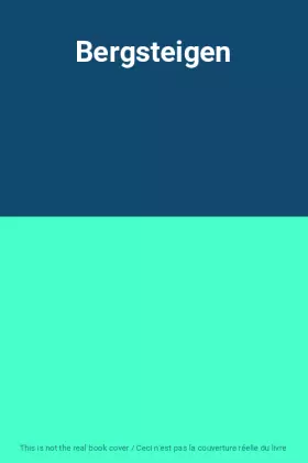 Couverture du produit · Bergsteigen