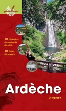 Couverture du produit · Ardèche : 10 itinéraires de randonnée détaillés, 10 fiches découverte