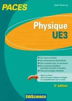 Couverture du produit · Physique-UE3 PACES - 3e éd.