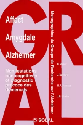 Couverture du produit · Affect, Amygdale, Alzheimer