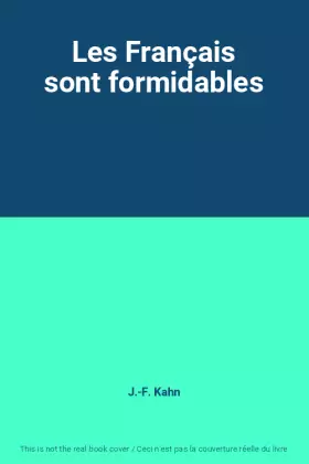 Couverture du produit · Les Français sont formidables