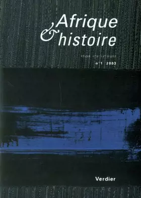 Couverture du produit · Afrique et Histoire, numéro 1