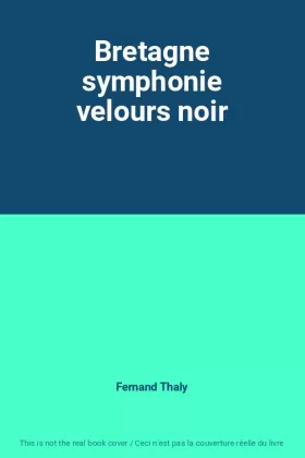 Couverture du produit · Bretagne symphonie velours noir