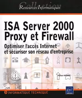 Couverture du produit · ISA Server 2000
