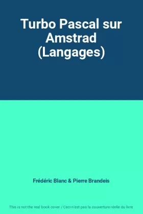Couverture du produit · Turbo Pascal sur Amstrad (Langages)