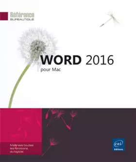 Couverture du produit · Word 2016 pour Mac
