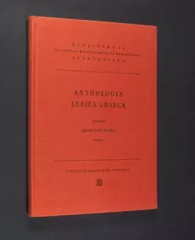 Couverture du produit · ANTHOLOGIA LYRICA GRAECA: FASC. 3: IAMBOURM SCRIPTORES.