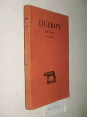 Couverture du produit · Cicéron. Discours. Tome X. Catilinaires : . Texte établi par Henri Bornecque,... et traduit par Edouard Bailly