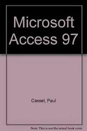 Couverture du produit · Microsoft Access 97