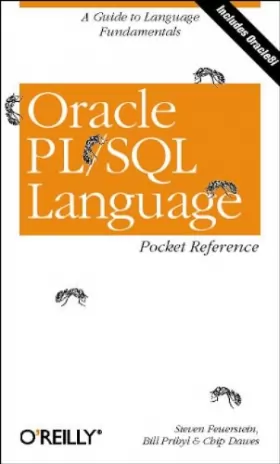 Couverture du produit · Oracle PL/SQL Language Pocket Reference (en anglais)