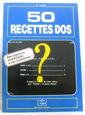 Couverture du produit · 50 recettes DOS