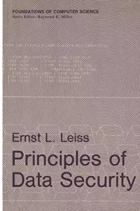 Couverture du produit · Principles of Data Security (Foundations of Computer Science)