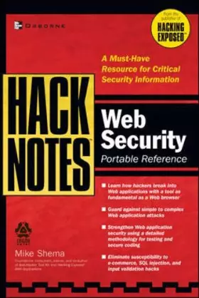 Couverture du produit · Hacknotes Web Security Portable Reference