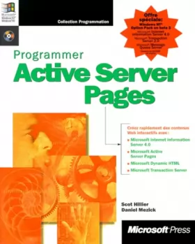 Couverture du produit · Programmer active Server pages