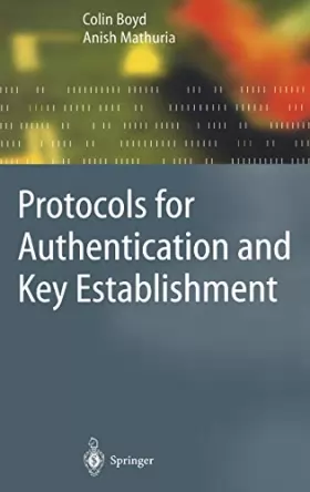 Couverture du produit · Protocols for Authentication and Key Establishment