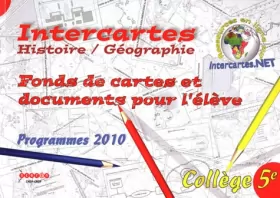 Couverture du produit · Histoire-Géographie 5e : Fonds de cartes et documents pour l'élève