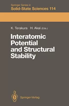 Couverture du produit · Interatomic Potential and Structural Stability: Proceedings of the 15th Taniguchi Symposium, Kashikojima, Japan, October 19-23,