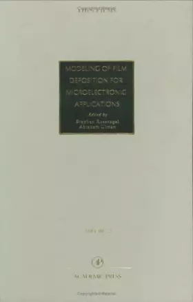 Couverture du produit · Thin Films: Modeling of Film Deposition for Microelectronic Applications