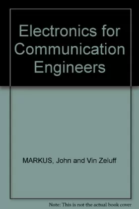 Couverture du produit · Electronics for Communication Engineers (First Edition)